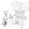 Meditating in Public Places. (Not always relaxing!) - Meditation Cartoon