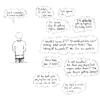 Did I remember to loosen my belt? - Meditation Cartoon