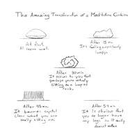 The Amazing Transforming Meditation Cushion - Meditation Cartoon