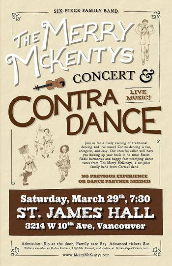 Merry McKentys  Concert and Contra Dance